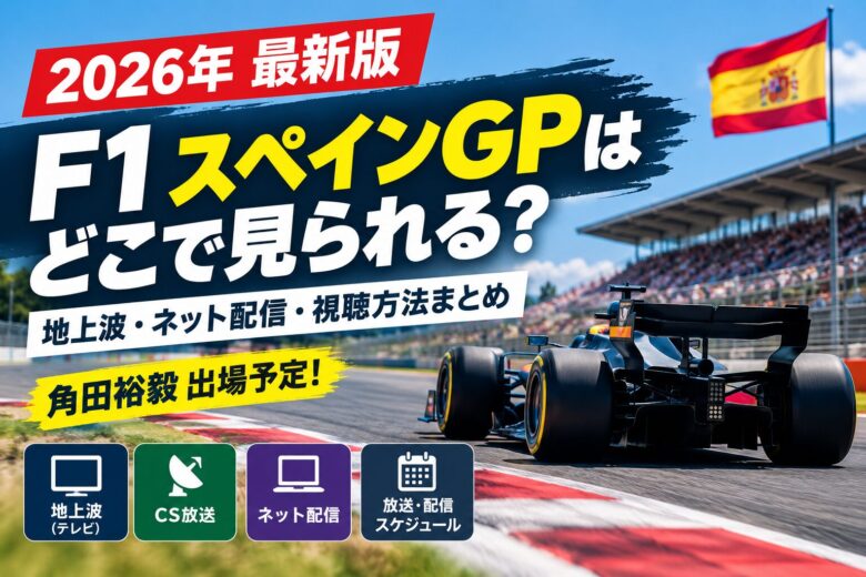 F1スペインGPはどこで観られる？配信サイト案内